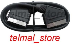Przewód kabel EURO-EURO 3m 21pin scart-scart 