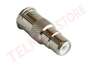 Adapter przejście wtyk F szybki- gniazdo RCA 