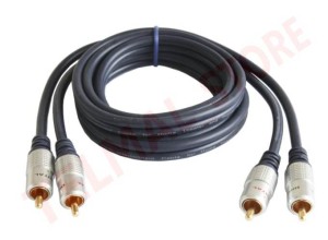 Przewód kabel CHINCH 2*RCA - 2*RCA Vitalco 0,5m 