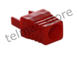 Odgiętka / Osłona przewodu kat5 RJ45 czerwona 