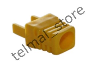 Odgiętka / Osłona przewodu kat5 RJ45 żółta 