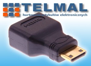 Adapter przejście mini HDMI A-C miniHDMI VEOZ 