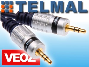 Przewód kabel 3.5mm STEREO jack - jack VEOZ 7m 