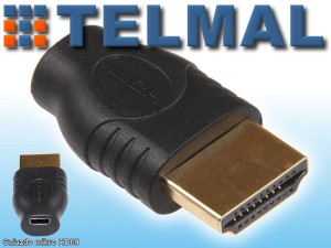 Adapter wtyk HDMI - gniazdo micro HDMI VEOZ 