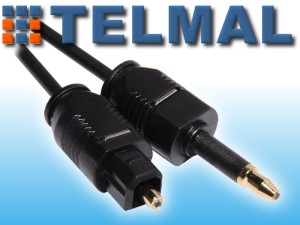 Kabel przewód optyczny TOSLINK JACK 1,5m 