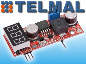 Stabilizator impulsowy TO220+ woltomierz 4,5V-28V