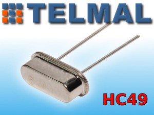 Rezonator kwarcowy Kwarc HC49 THT 12MHz