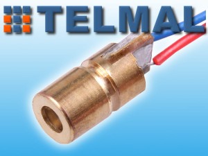 Moduł dioda laserowa 3V 650nm 5mW kolor czerwony 