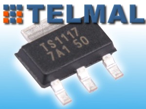 Stabilizator stały LM1117 SOT223 1A 5V 