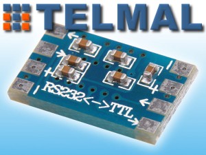 Moduł konwerter poziomów TTL-RS232 3,3V - 5V 
