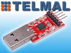Konwerter USB RS232 PL2102 arduino 5V 3,3V 