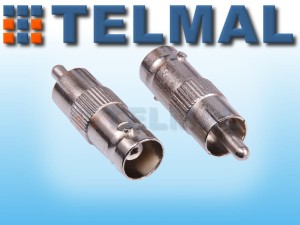 Adapter antenowy wtyk RCA- gniazdo BNC 