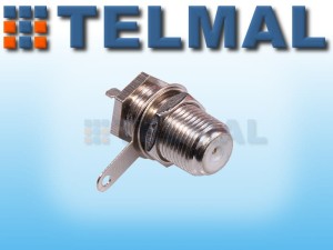 Adapter antenowy gniazdo montażowe F