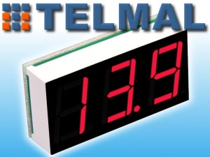 Moduł termometr dla DS18B20 0,56cala czerowny 