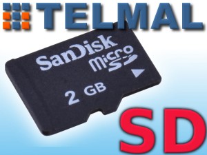 Raspberry karta pamięci SanDisk microSD SD 2GB 