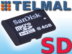Raspberry karta pamięci SanDisk microSD SD 4GB 