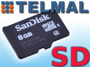 Raspberry karta pamięci SanDisk microSD SD 8GB 