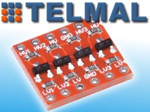 Konwerter poziomów napięć BSS 5V- 3.3V TTL logiki 