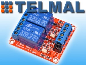 Przekaźnik High Low Trigger 2-kanały 5V Arduino