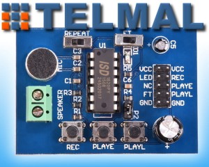 Moduł elektroniczny dyktafon ISD1820 