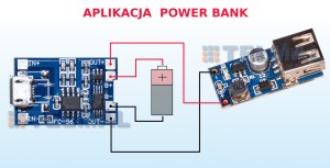 Ładowarka LI-ION LI-POL z TP4056 + zabezpieczenia 