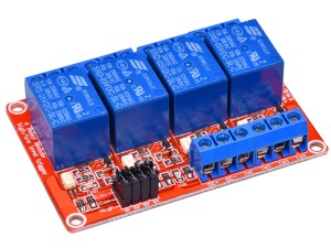 Przekaźnik High Low Trigger 4-kanały 5V Arduino