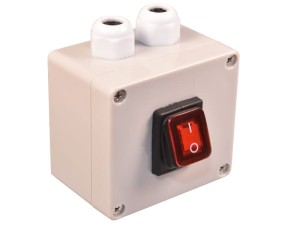 Włącznik KCD4-R 16A 250V podw ON-OFF obudowa RY4