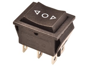 Przełącznik kołyskowy chwilowy KCD4 250VAC (ON)-OFF-(ON)