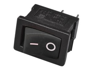 MRS101A 6A 250V ON-OFF czarny