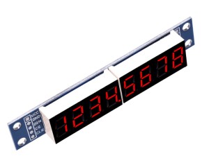 Wyświetlacz 8 cyfr LED 7seg na MAX7219 moduł 