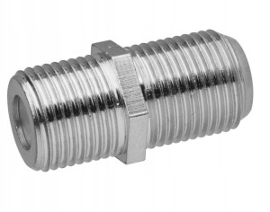 Adapter Antenowy Gniazdo F - Gniazdo F Beczka Do Kabli TV/SAT