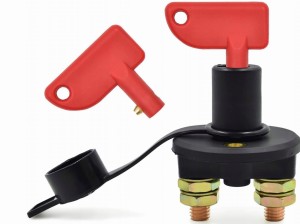 Wyłącznik prądu HEBEL z kluczykiem, odcięcie zasilania, 12-24V, 300A