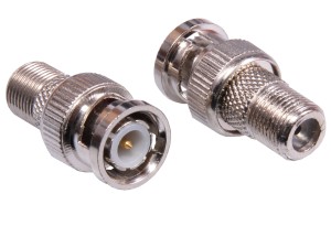 Adapter antenowy redukcja gniazdo F - wtyk BNC 75om przejściówka złącze