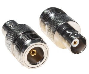 Adapter antenowy przejściówka gniazdo N na gniazdo BNC – solidne złącze, metalowe