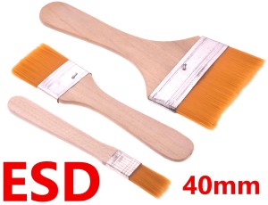 Pędzel antystatyczny ESD drewniany 40mm 155mm czyszczenie elektroniki