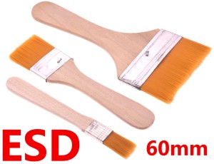 Pędzel antystatyczny ESD drewniany 60mm 170mm czyszczenie elektroniki