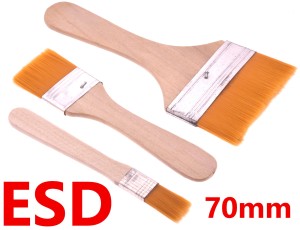 Pędzel antystatyczny ESD drewniany 70mm 175mm czyszczenie elektroniki