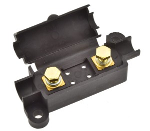 Gniazdo bezpiecznika samochodowego MIDVAL lub mini ANL płytkowe 12V 24V