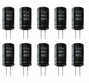 Kondensator elektolityczny 2.2uF 400V 105C 8x12mm komplet 10szt