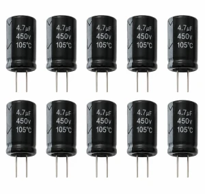 Kondensator elektolityczny 4,7uF 450V 105C 8x13mm komplet 10szt