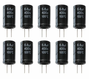 Kondensator elektolityczny 6,8uF 400V 105C 8x12mm  10szt