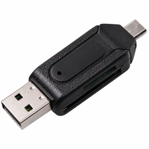 CZYTNIK KART SD MICRO SD USB OTG CZYTNIK KART PAMIĘCI CZARNY